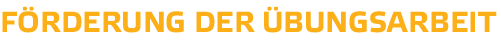 F rderung der  bungsarbeit