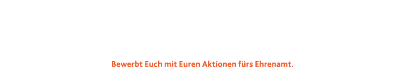 Macht mit  sportehrenamt nrw Bewerbt Euch mit Euren Aktionen f rs Ehrenamt 